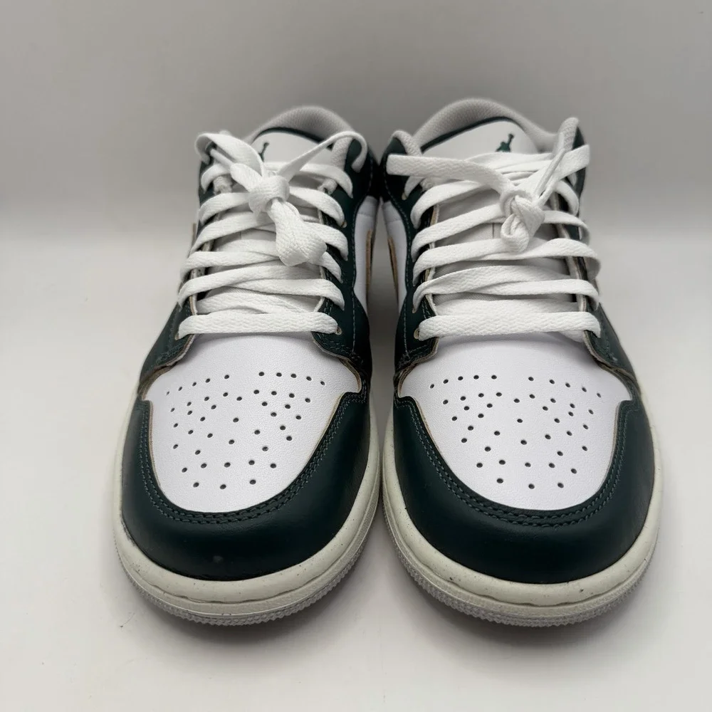 **NEW Nike Air Jordan 1 LOW SE Oxidized Green White FQ7687 300 Men's Sz 8 Shoes - Picture 3 of 10